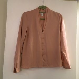 NEVER WORN Forever 21 Pink Long Sleeve Blouse